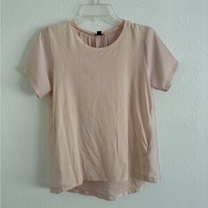 Light pink j crew blouse - slight staining on right side of shirt (see pic)